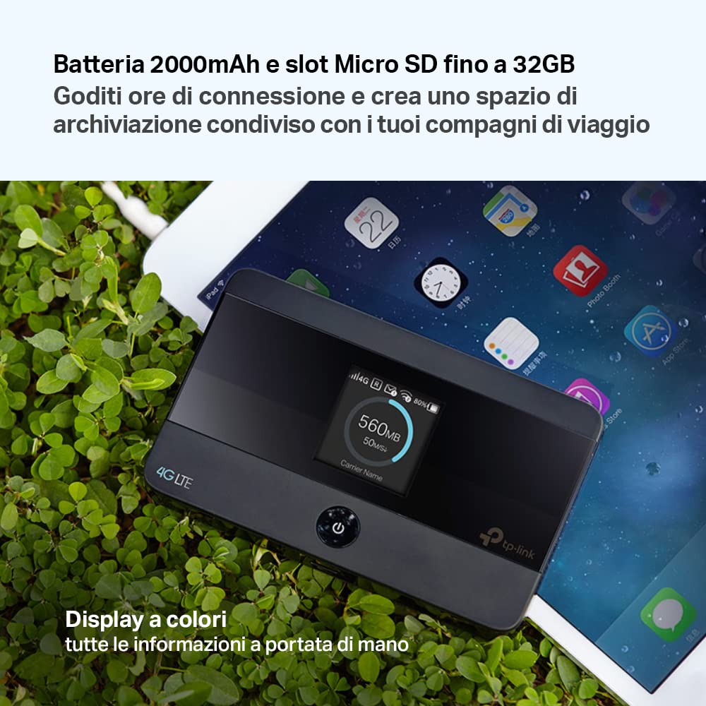 M7350 Saponetta Wi-Fi con SIM 4G LTE CAT4 N300Mbps