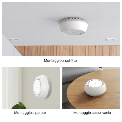 Deco BE65-PoE Sistema Mesh Wi-Fi 7 Tri-Band BE9300Mbps, 2 Porte 5Gbps, Supporto PoE, 3pz