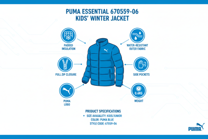 Puma Giubbotto invernale Essential 670559-06 blu