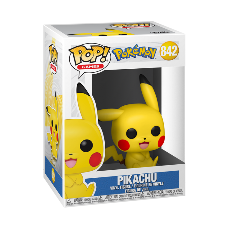 Funko Pop Pokemon 842 - Pikachu Vinyl Action Figure Collectible Figurine