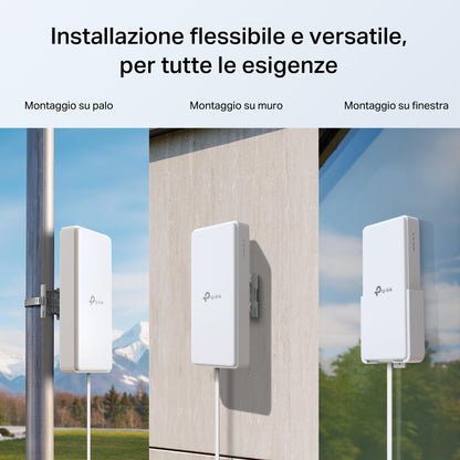Archer NX200-Outdoor Router 5G con SIM Esterno WiFi 6 AX1800, 2.5GE PoE, IP66