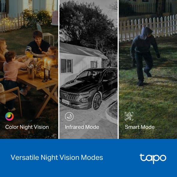 Tapo C545D Telecamera WiFi Esterno Doppio Obiettivo 2K 3MP, 360° PTZ