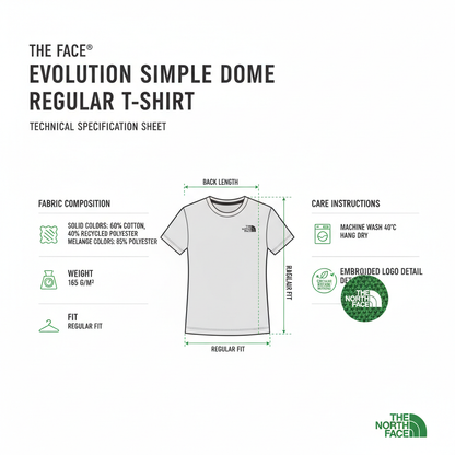 The North Face T-shirt Evolution Simple Dome Regular NF0A8CZ2G57 Verde