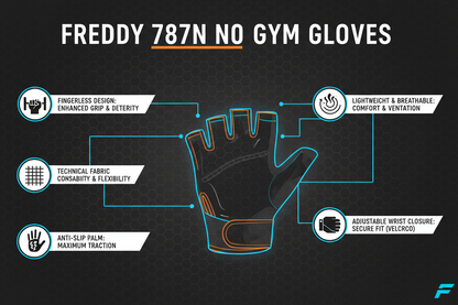 Freddy Guanto da palestra 787N N0 nero