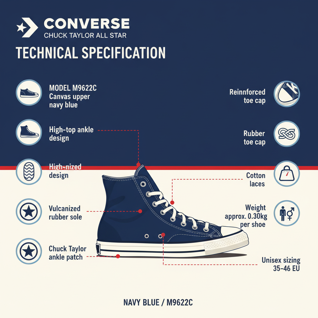 Converse All Star Chuck Taylor Classic Unisex Tela M9622C | Sneakers blu