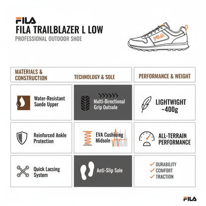 Fila Scarponcino Traiblazer L Low 1010705.IKU Caffè