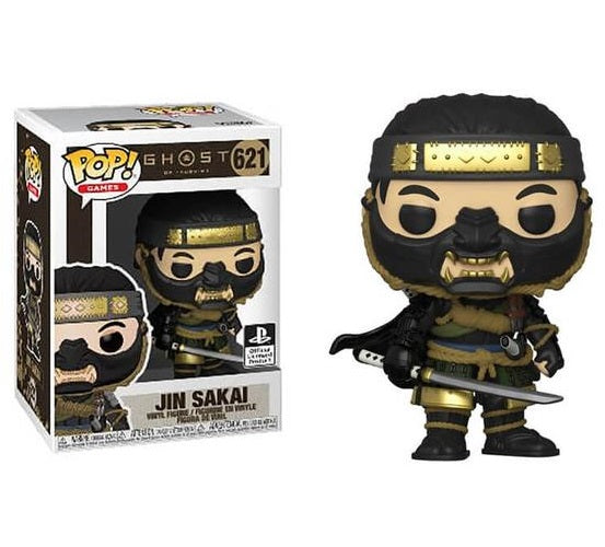 Funko Pop! Ghost Of Tsushima 621 Jin Sakai Offizielle Playstation Vinyl Statue
