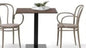 Set of 2 taupe polypropylene armchairs
