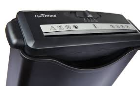 Nikoffice Aktenvernichter Schredder 5 Blatt A4 Papierkorb 8.5L Schreddert Blätter PC