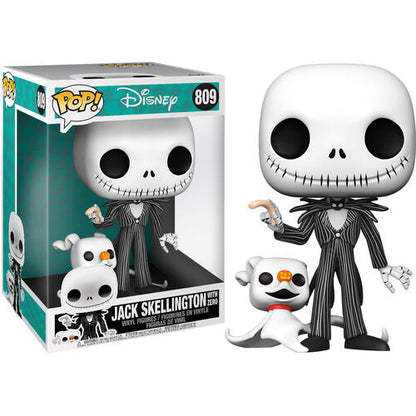 Funko Pop Disney Nightmare Before Christmas 809 Jack Skellington mit Zero 25cm TNBC