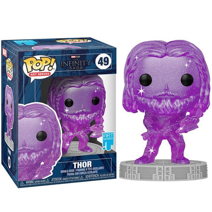 Funko Pop Infinity Saga Art Series 49 Thor Marvel Vinyl Figur Sammelfigur