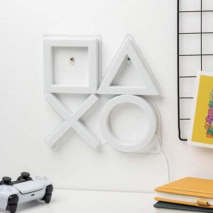 Paladone Wandleuchte Playstation LED Neon Light Offizielles Sony PS4 PS5 Wandlicht