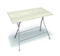 Folding table 120x80x75 cm foldable steel frame Bingo