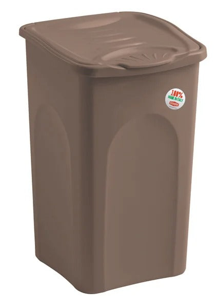 Wäschekorb 50 Liter mit Kunststoffdeckel verschiedene Farben