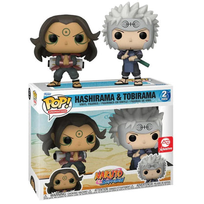 Funko Pop ! Animation Naruto Shippuden 2 Pack Hashirama & Tobirama Exclusive 9Cm