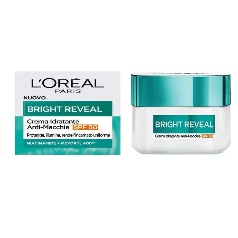 L'OREAL BRIGHT REVEAL CREMA IDRATANTE ANTIMACCHIA SPF 50 50 ML