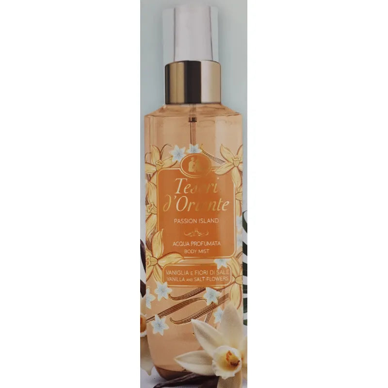 TESORI D'ORIENTE VANIGLIA E FIORI DI SALE ACQUA PROFUMATA CORPO 200 ML