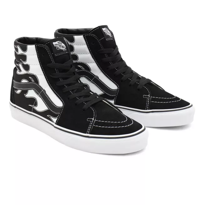 Vans Sk8-Hi Flame Lifestyle Sneakers Uomo Nero Bianco - VN0A32QGK681