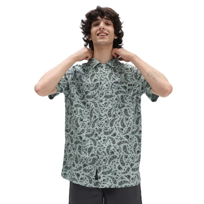 Vans Camicia manica corta Bandana Paisley VN0A5KMOYV2 green milieu