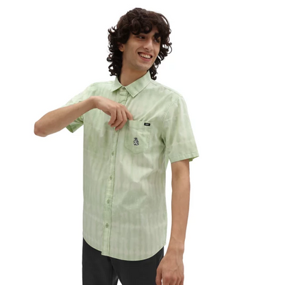 Vans Camicia manica corta Piece Of Mind Woven SS VN0A5KMNYV91 celadon green-tie dye