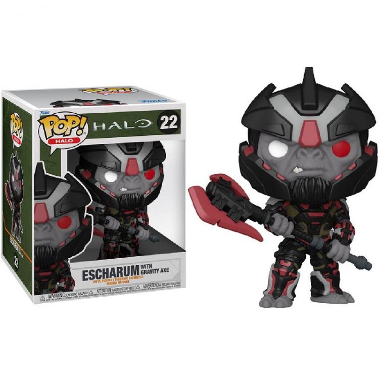 Funko Pop Halo 22 Escharum mit Gravity Axe 15cm Vinyl-Figur Xbox Pop-Statue