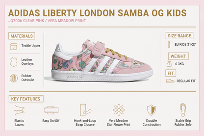 Adidas Liberty London Samba OG Bimba JQ2006 Rosa Vera Meadow