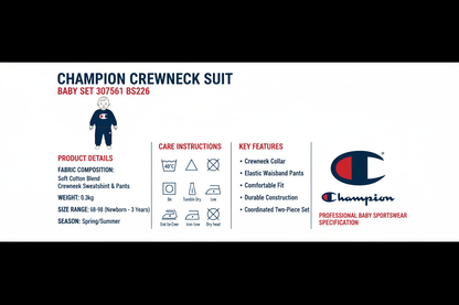 Champion Tuta Neonato Crewneck 307561 BS226