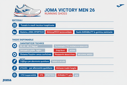 Joma Victory Men 26 Bianco