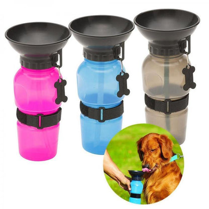 Tragbare Trinkflasche für Hunde Katzen Haustiere Wasserspender Trinknapf Reisenapf