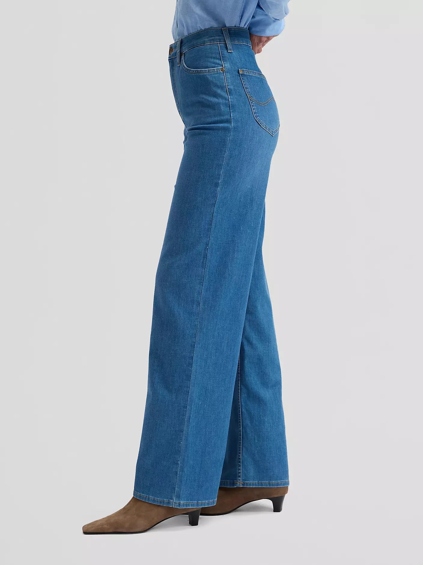 Lee Stella Wide Leg Jean Donna 112376789 Dye Star Blu