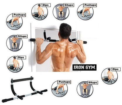 Iron Gym Barra Multifunzione Trazioni Addominali Flessioni Sbarra Fitness Sport Ginnastica