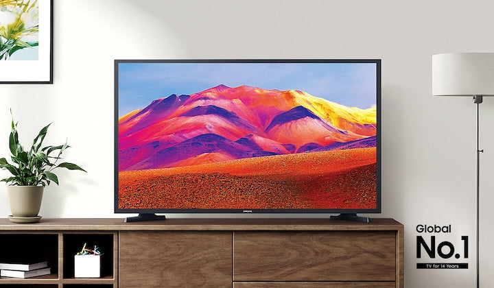 Samsung - Smart TV 32" UE32T5372 Full HD LED Wifi DVB-T2 FHD HDR 81,3cm Schwarz PS5