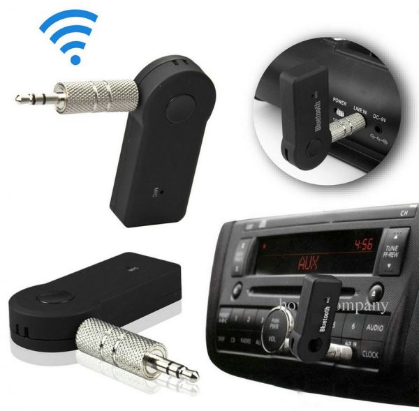 Empfänger Adapter Klinke 3.5mm Aux Bluetooth Freisprecheinrichtung Kfz-Stereo-Audio