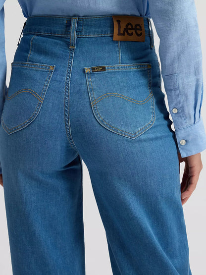 Lee Stella Wide Leg Jean Donna 112376789 Dye Star Blu