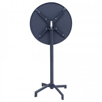 Tavolo Alto Vega ø 60 - In acciaio con trattamento antiruggine