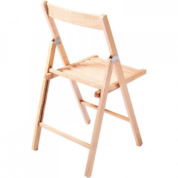 Klappstuhl aus Buchenholz in Naturholzfarbe