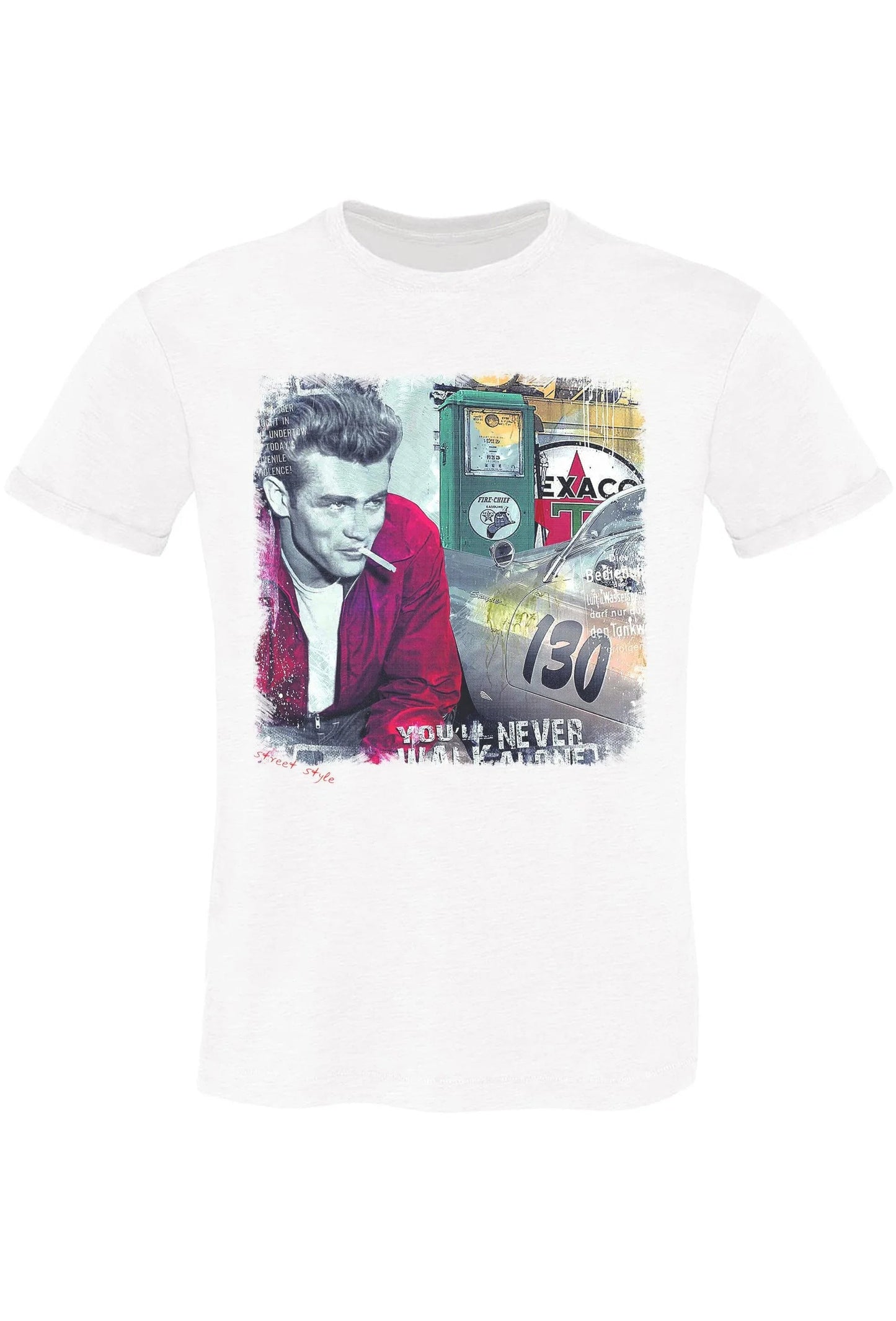 T-Shirt Uomo James Dean - Street Style 100% Cotone