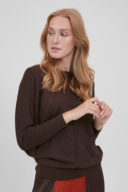 b.young Pullover Bypimba Bat Jumper 20806434 java melange