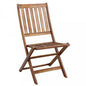 Acacia Diana chair, dimensions 46 x 57 x 91h cm, brown - Armless