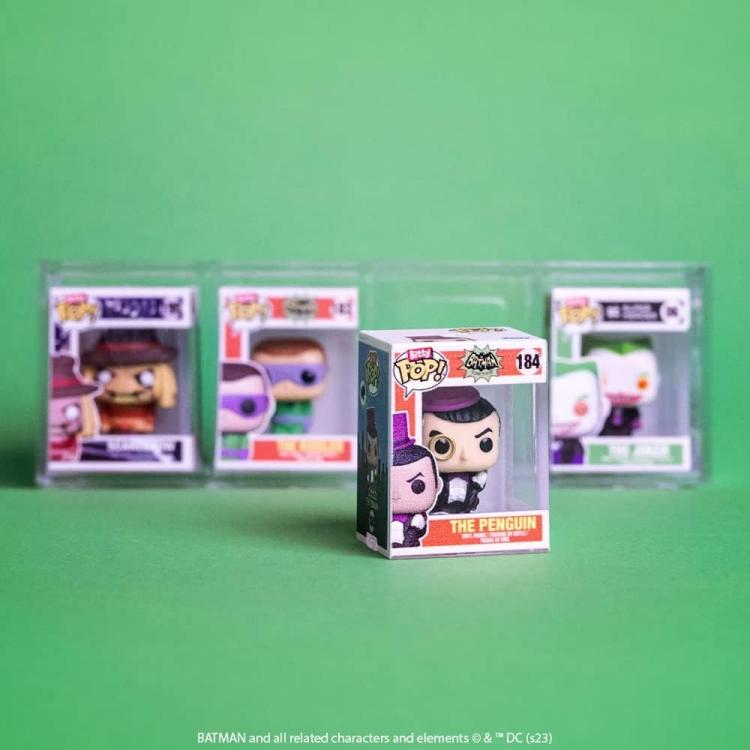 Funko Bitty Pop! DC Comics 4er-Pack – The Joker/Batman/Batgirl + Überraschungsfigur