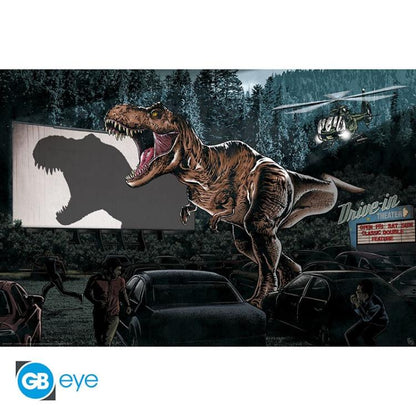 ABYSTYLE MAXI POSTER JURASSIC WORLD : "CINEMA"  FILM TV NERD (GB EYE) 91,5x61cm