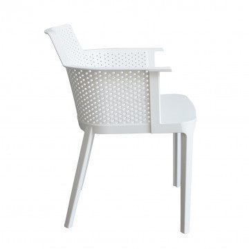 Poltrona Cathy - Poltrona impilabile in polipropilene - Dimensioni: 60x58x76.5cm