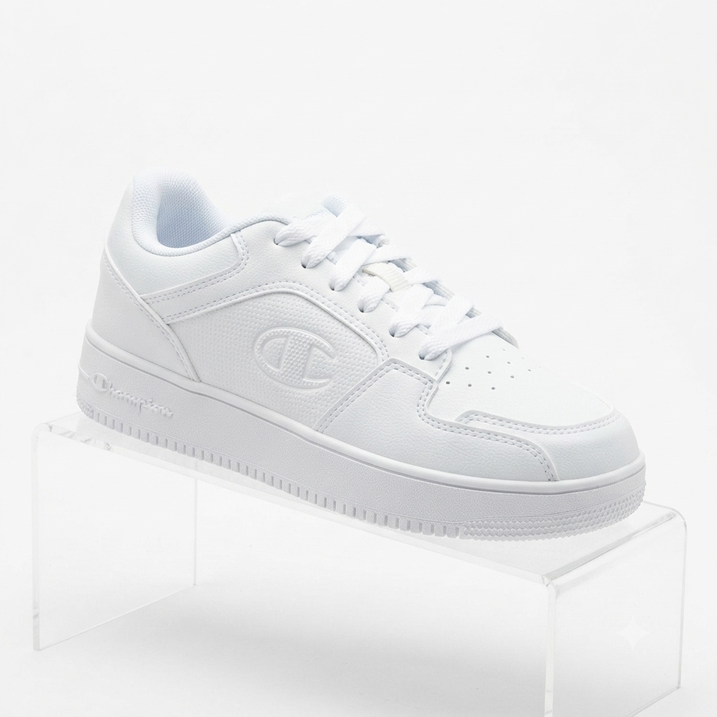 Champion scarpa sneakers junior RD18 2.0 LOW B GS Low Cut S32415 WW009 bianca