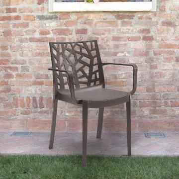 Matrix Sessel - Stapelbarer Sessel aus Polypropylen Maße: cm 55 x 58 x 82 H