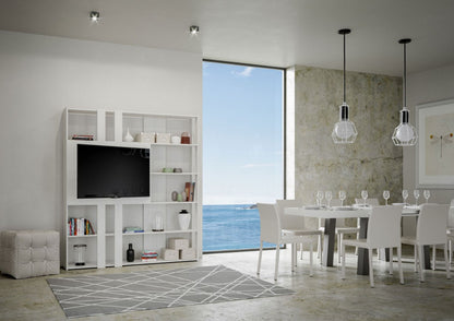 Libreria Multifunzionale Porta TV Kato 178x204x36 cm