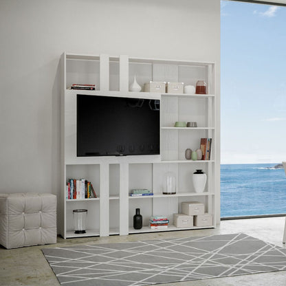 Libreria Multifunzionale Porta TV Kato 178x204x36 cm