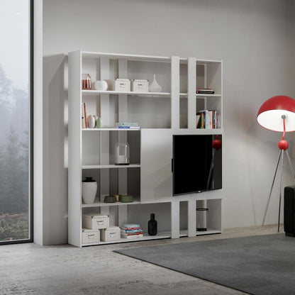 Libreria Multifunzionale Porta TV Kato 178x204x36 cm