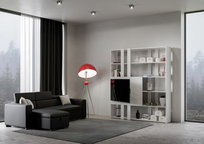 Libreria Multifunzionale Porta TV Kato 178x204x36 cm
