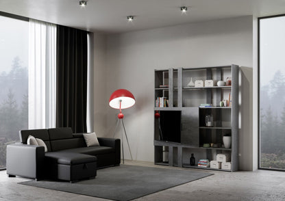 Libreria Multifunzionale Porta TV Kato 178x204x36 cm