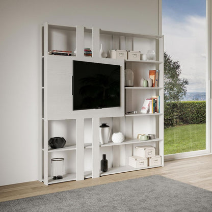 Libreria Multifunzionale Porta TV Kato 178x204x36 cm